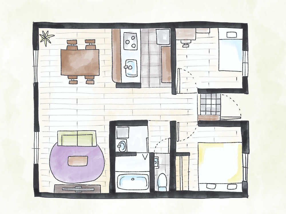 間取り図の書き方